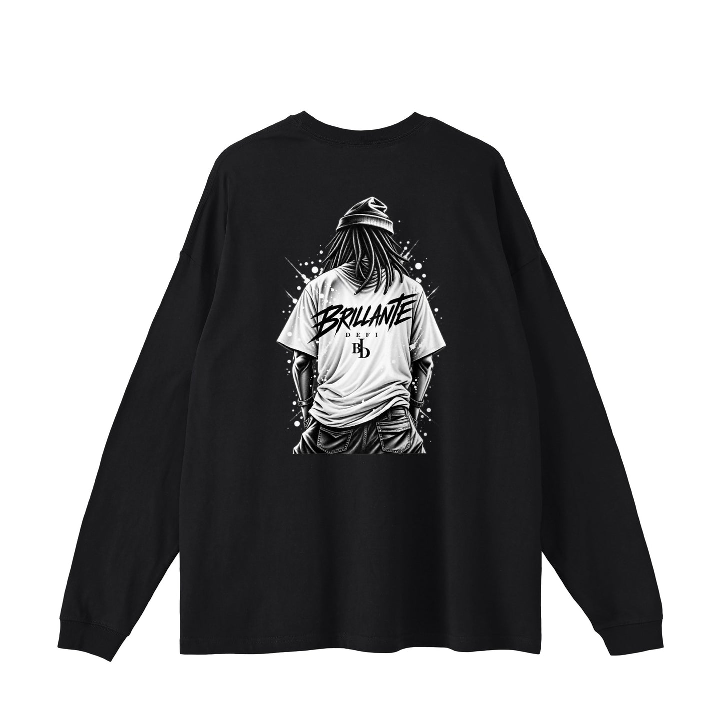 BRILLANTE DEFI STREET GRAPHIC ロングスリーブTシャツ black image