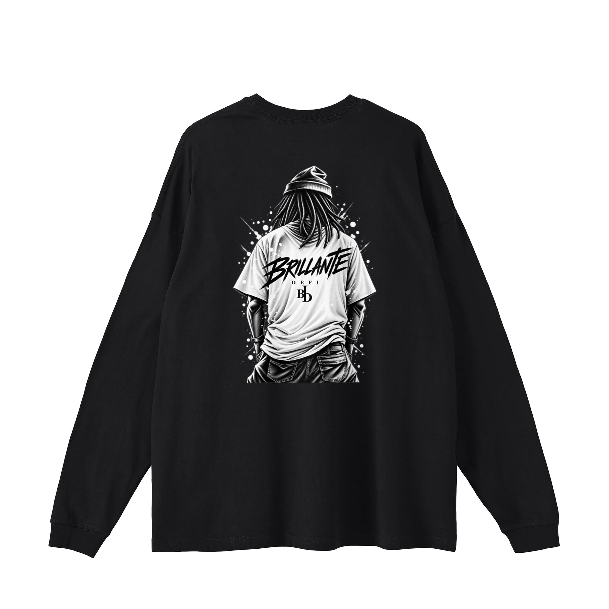 BRILLANTE DEFI STREET GRAPHIC ロングスリーブTシャツ black image