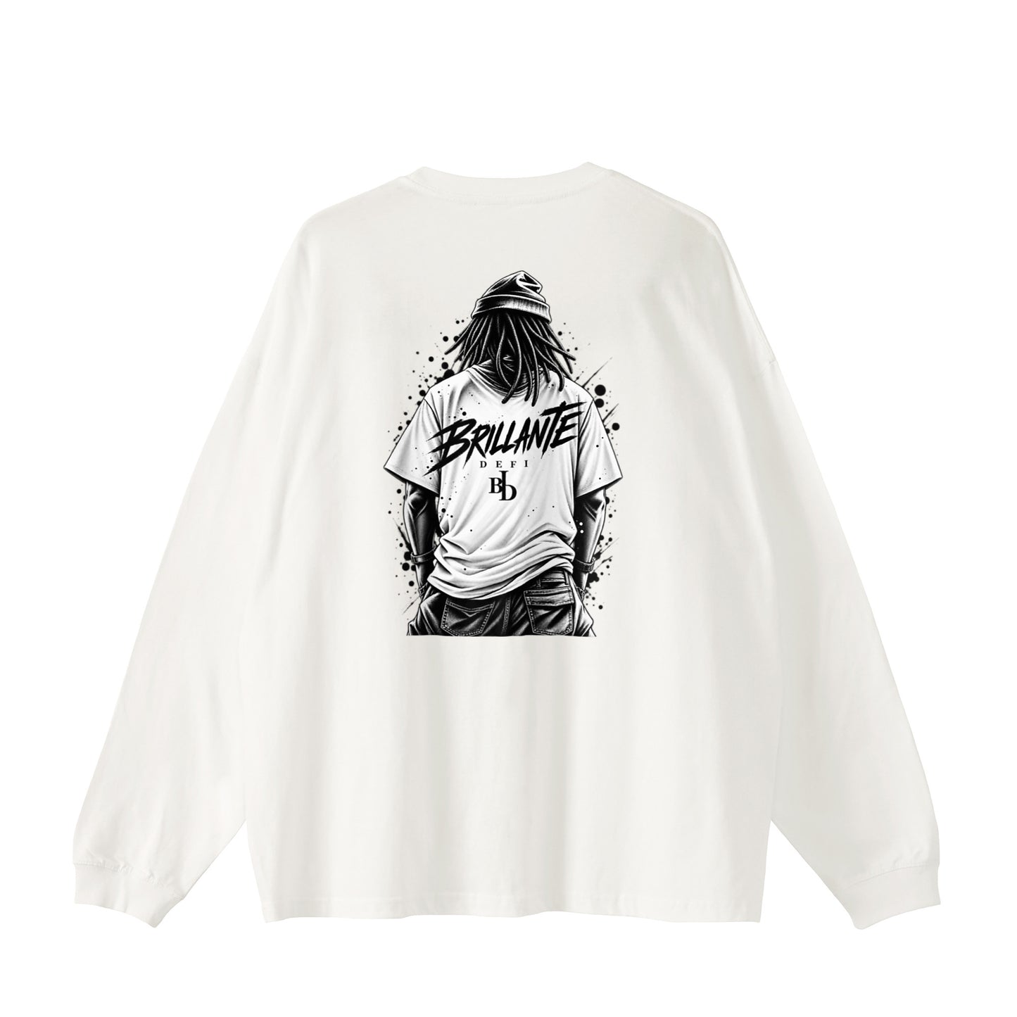 BRILLANTE DEFI STREET GRAPHIC ロングスリーブTシャツ white image