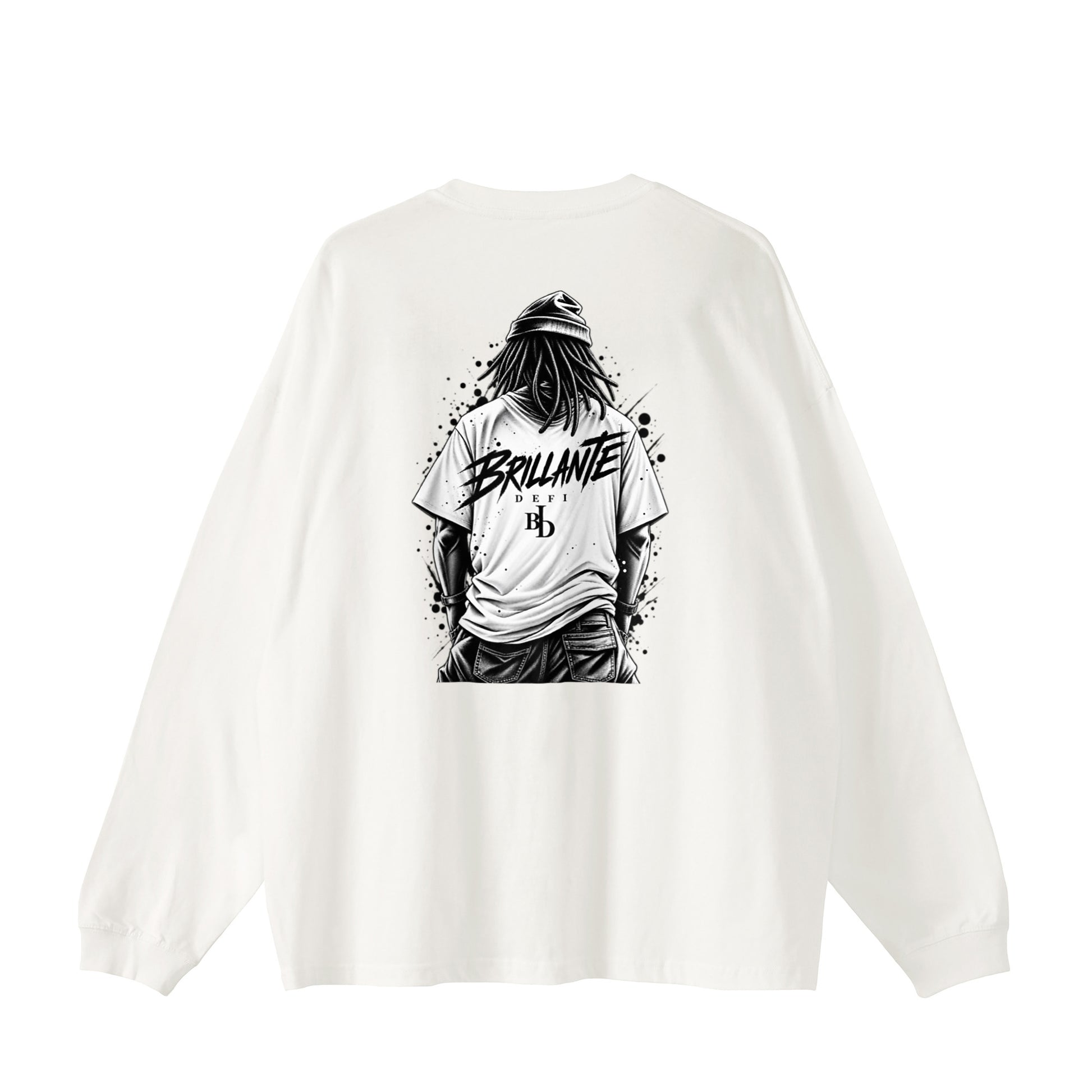 BRILLANTE DEFI STREET GRAPHIC ロングスリーブTシャツ white image