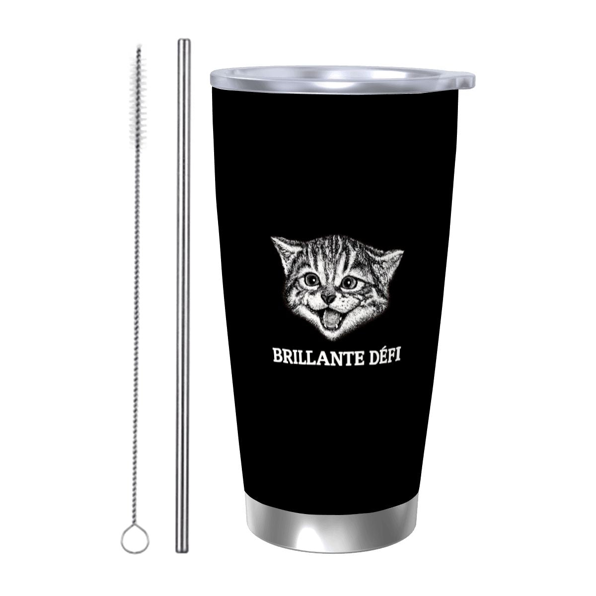 BRILLANTE DÉFI ブラック ステンレスタンブラー　cat